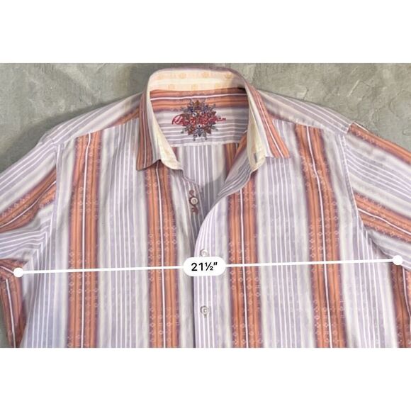 Robert Graham Brushpopper Button Down Mens Large - Picture 7 of 9